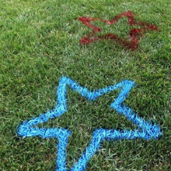 13 Easy Tips for a Star-Spangled Fourth of July Party - lawn stars
